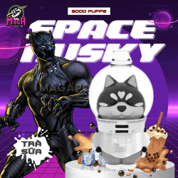 Space Husky 6000 Puffs - Disposable Pod - Pod 1 Lần 12 space-husky-6000-puffs-tra-sua-magapod.store-pod-1-lan-quan-7