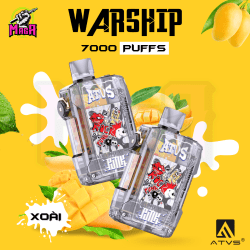 ATVS WARSHIP 7000 PUFFs Xoai Magapod.store