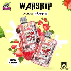 ATVS WARSHIP 7000 PUFFs - Disposable Pod - Pod 1 lần 20 atvs-warship-7000-puffs-dau-lanh-magapod.store-chuyen-pod-1-lan