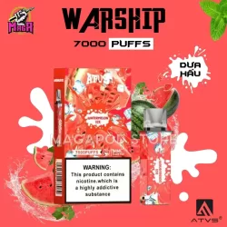 ATVS WARSHIP 7000 PUFFS - Đầu đạn tinh dầu thay thế vị 19 dau-vi-atvs-warship-7000-puffs-dua-hau-magapod.store-chuyen-pod-1-lan