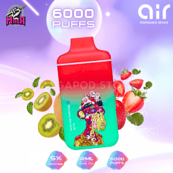 AIR Vape Disposable 5% - 6000 Puffs - Disposable Pod - Pod 1 Lần 11 air-6000-puffs-kiwi-strawberry-magapod.store-pod-1-lan-quan-7