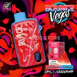 Vegas Pod 10000 Hơi by Bounce 20 Vegas Pod 10000 Hơi by Bounce Vị Dưa hấu Lạnh - Magapos.store - pod 1 lần hcm