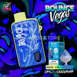 Vegas Pod 10000 Hơi by Bounce 19 Vegas Pod 10000 Hơi by Bounce Vị Kem Việt Quất - Magapos.store - pod 1 lần hcm