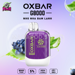 Oxva Oxbar G8000 vị nho nha đam - magapod.store-chuyen-pod-1-lan-hcm