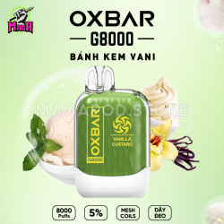 Oxva Oxbar G8000 vị bánh kem vani - magapod.store-chuyen-pod-1-lan-hcm