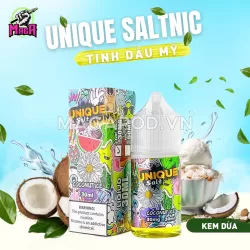 Tinh dầu Mỹ Unique Saltnic Tea E Juice 26 Tinh dầu Mỹ Unique Saltnic Tea E Juice vị Kem Dừa