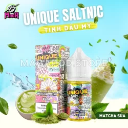 Tinh dầu Mỹ Unique Saltnic Tea E Juice 27 Tinh dầu Mỹ Unique Saltnic Tea E Juice vị Matcha Trà Sữa