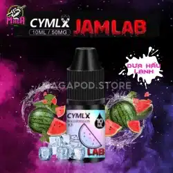 tinh dầu salt nic Cymlx Jam Lab 10ml vị Dưa Hấu lạnh- magapod.vn-chuyên pod hcm