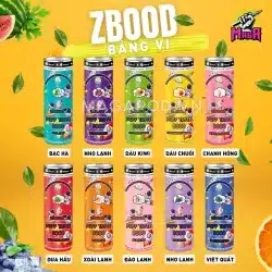 Bảng vị Zbood Pod 8000 hơi Pod hình lon nước