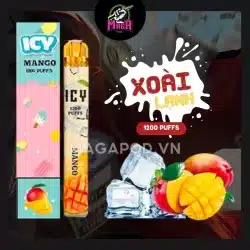 Icy Pod 1200 hơi- magapod.vn - Icy 1200 vị Xoài Lạnh