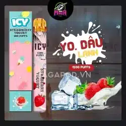 Icy Pod 1200 hơi- magapod.vn - Icy 1200 vị sữa chua dâu