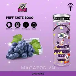 Zbood Pod 8000 hơi Pod hình lon nước 14 Zbood Pod 8000 hơi Pod hình lon nước vị Nho