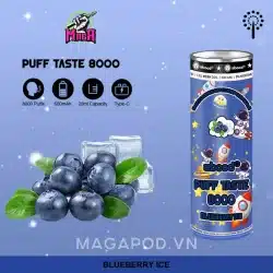 Zbood Pod 8000 hơi Pod hình lon nước 19 Zbood Pod 8000 hơi Pod hình lon nước vị Việt Quất