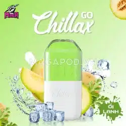 CHILLAX GO 8000 Puffs Pod 21 CHILLAX GO 8000 Puffs Pod Vị Dưa Lưới Lạnh - magapod.vn