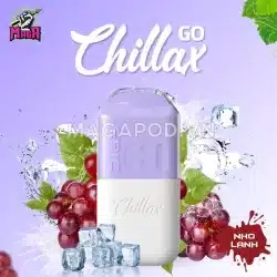 CHILLAX GO 8000 Puffs Pod 19 CHILLAX GO 8000 Puffs Pod Vị Nho - Magapod.vn
