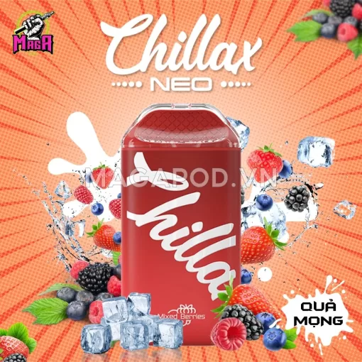 CHILLAX NEO 9000 Puffs Pod Vị Quả Mọng - magapod.vn