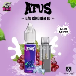 Đầu vị ATVS 7000 - Đầu rỗng kèm tinh dầu ATVS 7000 21 Đầu vị ATVS 7000 - Đầu rỗng kèm tinh dầu ATVS 7000 vị nho lạnh - magapod.vn
