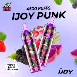 IJOY Punk 4500 Hơi - Pod 1 lần 4500 nhỏ gọn giá rẻ 11 IJOY Punk 4500 Hơi Vị Thanh Long Dâu Đen - magapod.vn