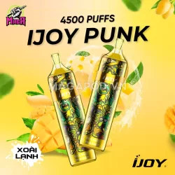 IJOY Punk 4500 Hơi - Pod 1 lần 4500 nhỏ gọn giá rẻ 10 IJOY Punk 4500 Hơi Vị Xoài Lạnh - magapod.vn