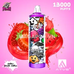 ATVS 13000 Puffs ATVS Warship 13K Đèn Led Vị Dâu Dưa Hấu - magapod.vn