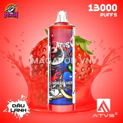 ATVS 13000 Puffs ATVS Warship 13K Đèn Led Vị Dâu Lạnh - magapod.vn