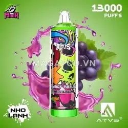 ATVS 13000 Puffs ATVS Warship 13K Đèn Led Vị Nho Lạnh - magapod.vn