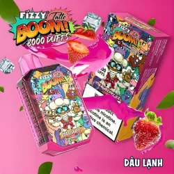 Pod Fizzy Boom 8000 Puffs Pod Vị Dâu Lạnh - Magapod.vn