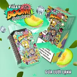 Pod Fizzy Boom 8000 Puffs Pod Vị Dưa Lưới Lạnh - Magapod.vn