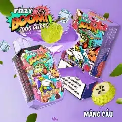 Pod Fizzy Boom 8000 Puffs Pod Vị Mãng Cầu Lạnh - Magapod.vn