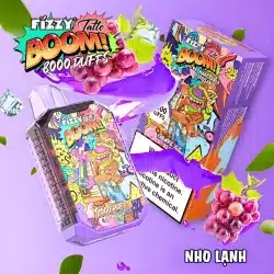 Pod Fizzy Boom 8000 Puffs Pod Vị Nho Lạnh - Magapod.vn