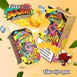 Pod Fizzy Boom 8000 Puffs Pod Vị Tăng Lực Lạnh - Magapod.vn