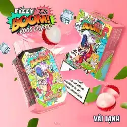 Pod Fizzy Boom 8000 Puffs Pod Vị Vải Lạnh - Magapod.vn