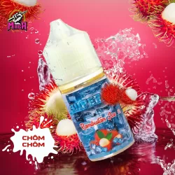 Tinh Dầu Saltnic Super Ice Juice 30ML 30MG/50MG - Tinh dầu Vape Mỹ 28 Tinh Dầu Saltnic Super Ice Juice 30ML 30MG 50MG Vị Chôm Chôm