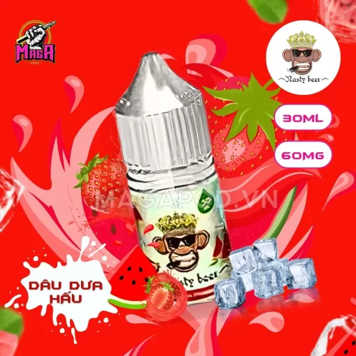 Tinh dầu SaltNic Nasty Beer 60MG/30ML Vị Dâu Dưa Hấu - magapod.vn