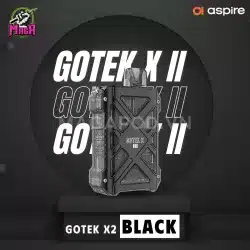 Aspire GoTek X II Pod Kit - Máy Gotek X V2 21 Aspire GoTek X II Pod Kit Máy Gotek X V2 Màu BLACK Magapod.vn