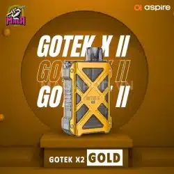 Aspire GoTek X II Pod Kit - Máy Gotek X V2 14 Aspire GoTek X II Pod Kit Máy Gotek X V2 Màu GOLD Magapod.vn