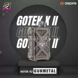Aspire GoTek X II Pod Kit - Máy Gotek X V2 15 Aspire GoTek X II Pod Kit Máy Gotek X V2 Màu GUNMETAL Magapod.vn