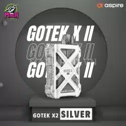 Aspire GoTek X II Pod Kit - Máy Gotek X V2 20 Aspire GoTek X II Pod Kit Máy Gotek X V2 Màu SILVER Magapod.vn