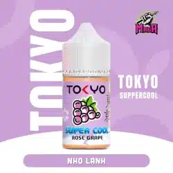 Tinh Dầu Saltnic Tokyo E Juice Super Cool 35MG - 50MG 26 Bảng Vị Tinh Dầu Saltnic Tokyo E Juice Super Cool 35MG 50MG Vị Nho Lạnh Magapod.vn