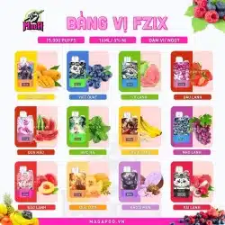 Bảng vị Pod FZIX 15000 Puffs Pod 1 lần 15K Hơi Magapod.vn