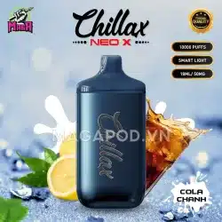 CHILLAX NEO X 10000 Puffs Pod Vị Cola Chanh Magapod.vn