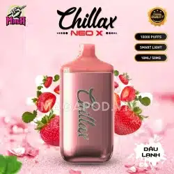 CHILLAX NEO X 10000 Puffs Pod Vị Dâu Lạnh Magapod.vn