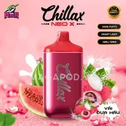 CHILLAX NEO X 10000 Puffs Pod Vị Vải Dưa Hấu Magapod.vn