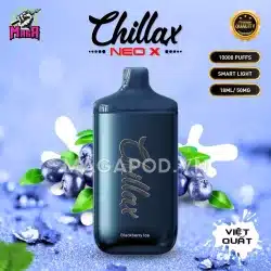 CHILLAX NEO X 10000 Puffs Pod Vị Việt Quất Magapod.vn