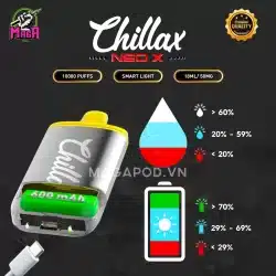 CHILLAX NEO X 10000 Puffs SMART LIGHT Magapod.vn