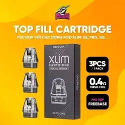Đầu Xlim Top Fill Top Fill Cartridge For Xlim Series 1 Pack 3 Đầu 0.4 Magapod.vn