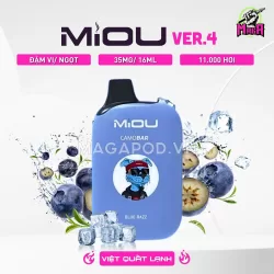 Miou Pod 11000 Puffs Ver 4 5% Vị Việt Quất Lạnh Magapod.vn