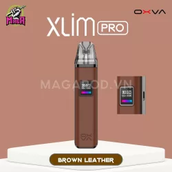 OXVA Xlim Pro (V3) Pod Kit Xlim Pro Chính Hãng Màu Brown Leather Magapod.vn