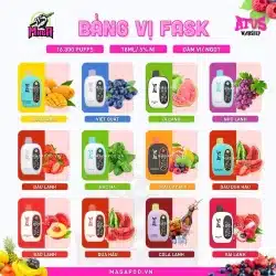 Pod FASK 16000 Puffs By ATVS Warship ATVS FASK 16K Pod 1 lần 16K Magapod.vn