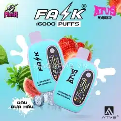 Pod FASK 16000 Puffs By ATVS Warship ATVS FASK 16K Vị Dâu Dưa Hấu Lạnh Magapod.vn